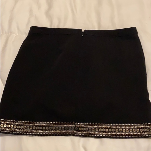 Madewell 00 black embroidered mini skirt - Picture 4 of 8